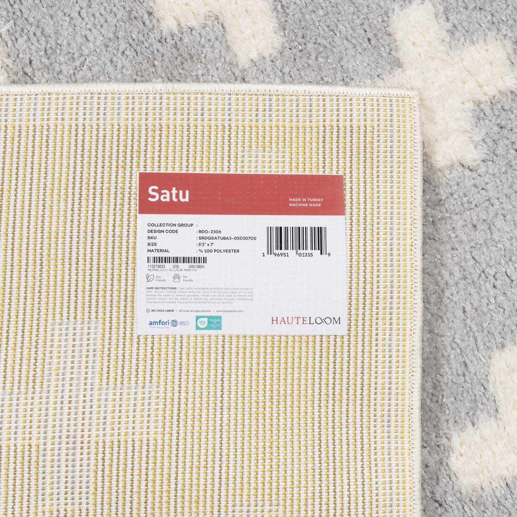 Satu Blue Area Rug - thewrightstore