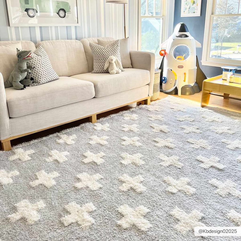 Satu Blue Area Rug - thewrightstore