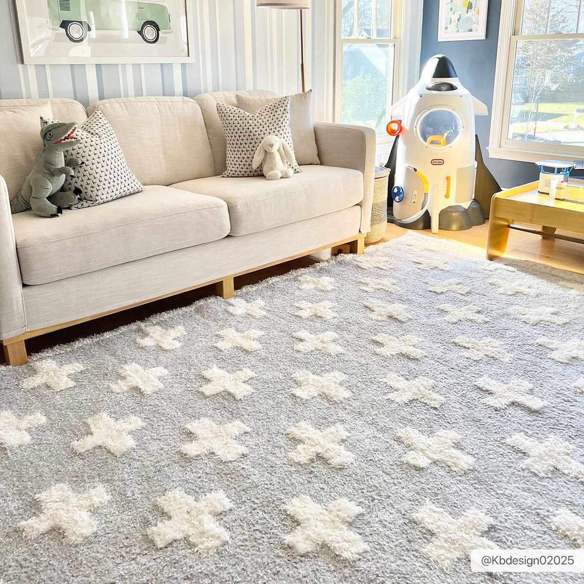 Satu Blue Area Rug - thewrightstore