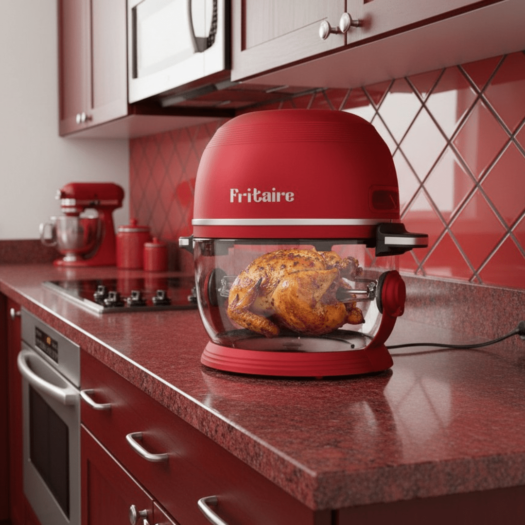 Self - Cleaning Air Fryer™ & Non - Toxic Air Fryer™ - Cherry - thewrightstore