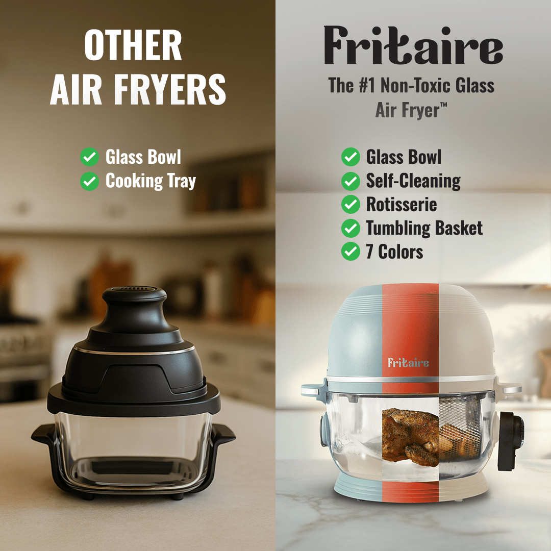 Self - Cleaning Air Fryer™ & Non - Toxic Air Fryer™ - Cherry - thewrightstore