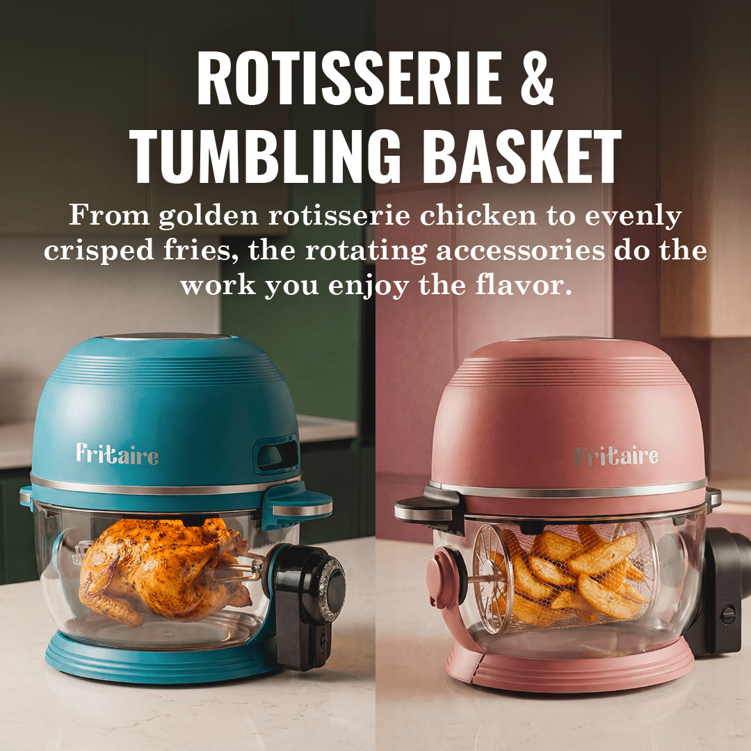 Self - Cleaning Air Fryer™ & Non - Toxic Air Fryer™ - Mauve Rose - thewrightstore
