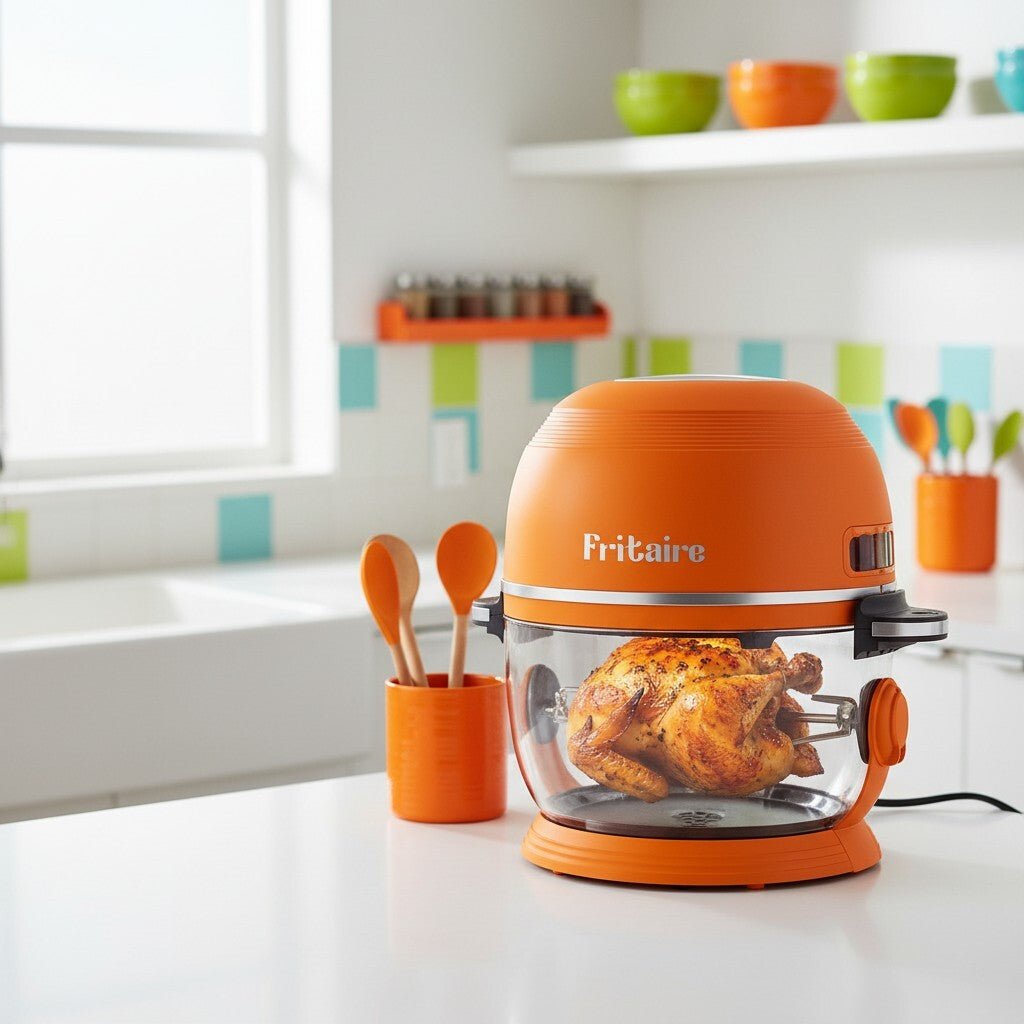 Self - Cleaning Air Fryer™ & Non - Toxic Air Fryer™ - Orange - thewrightstore