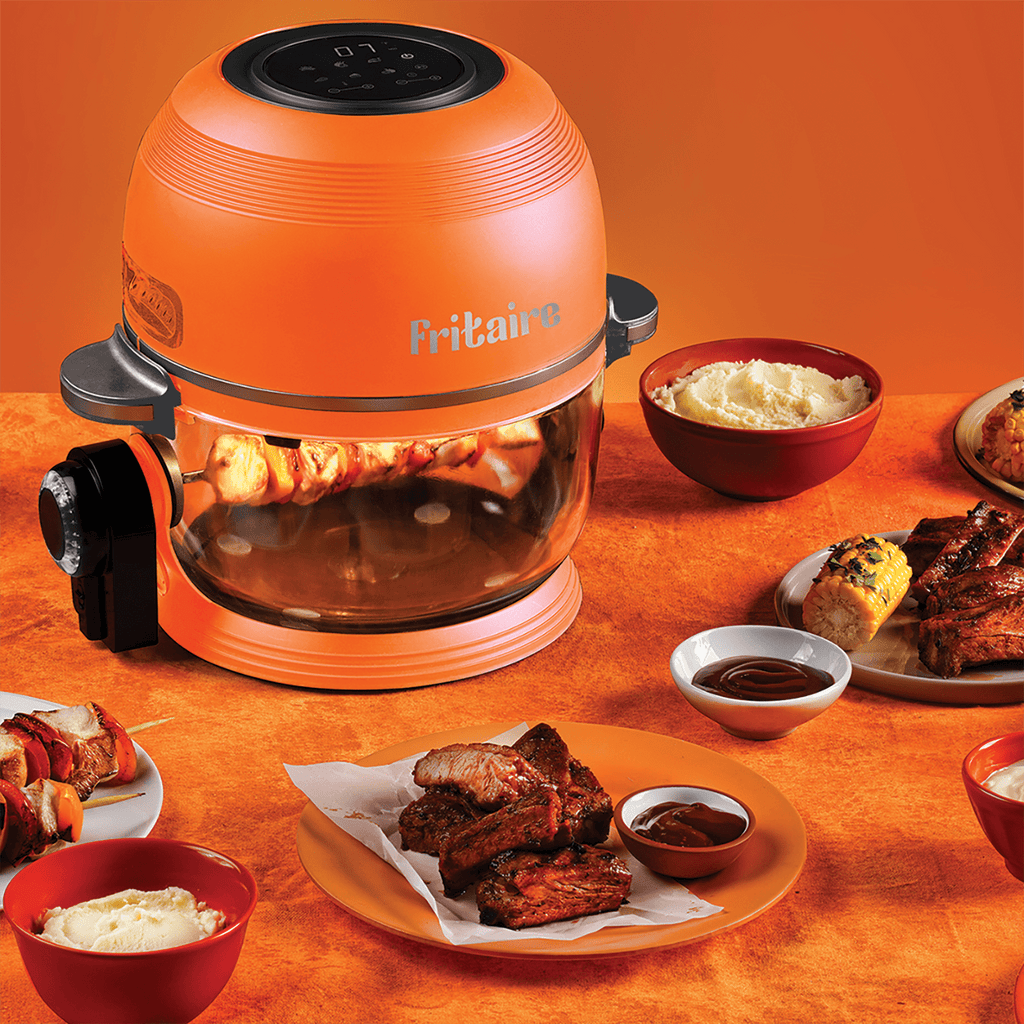 Self - Cleaning Air Fryer™ & Non - Toxic Air Fryer™ - Orange - thewrightstore