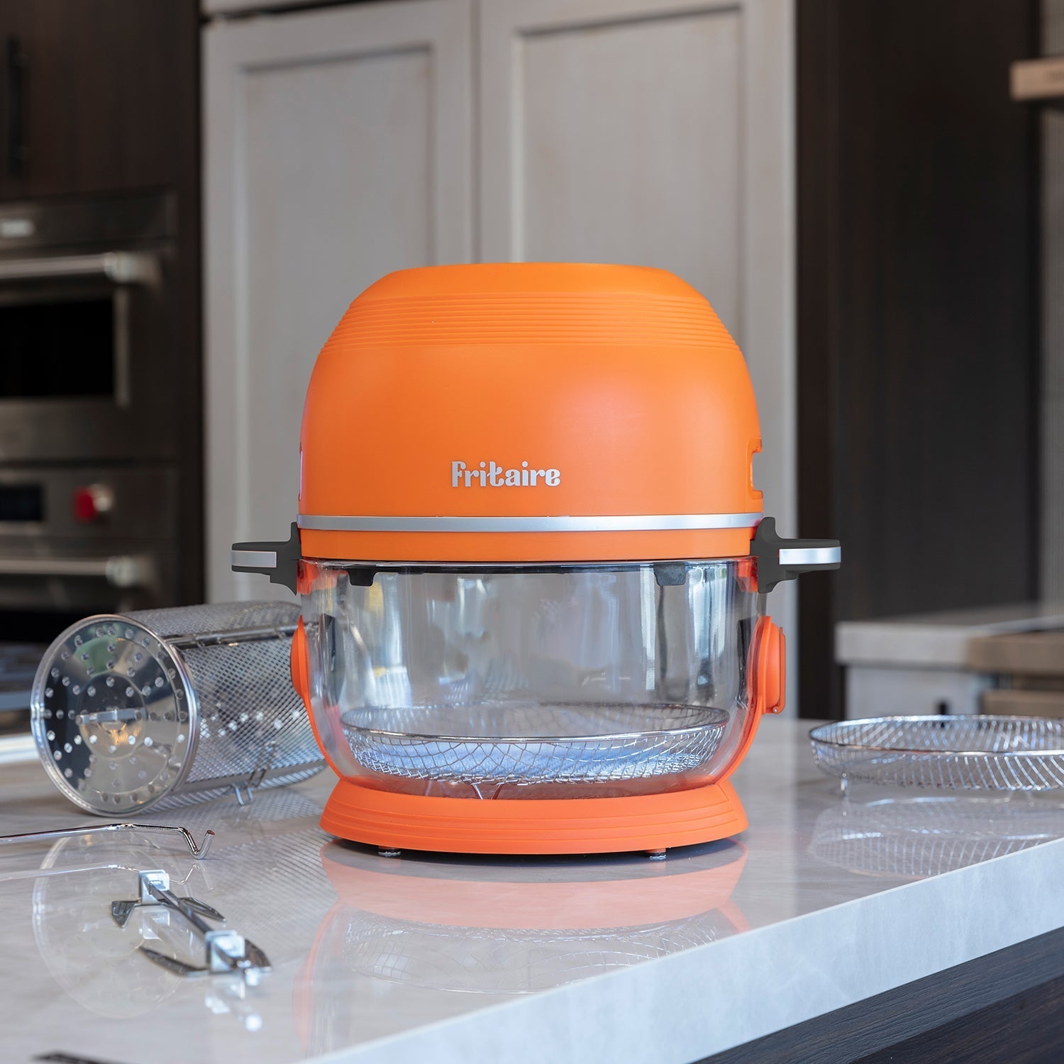 Self - Cleaning Air Fryer™ & Non - Toxic Air Fryer™ - Orange - thewrightstore