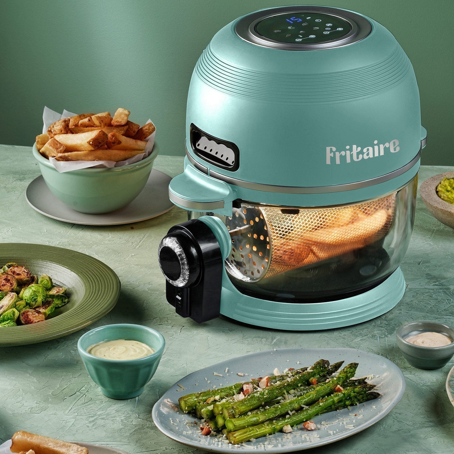 Self - Cleaning Air Fryer™ & Non - Toxic Air Fryer™ - Sage Green - thewrightstore