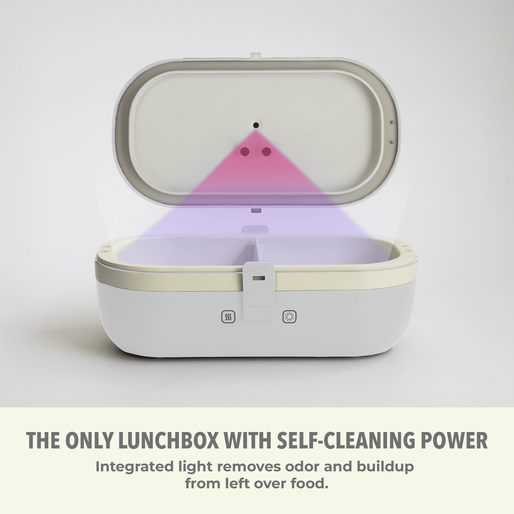 Self - Heating Lunch Box With USB - C Cord and UV LIGHT SANITIZER - thewrightstore