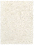Siari Solid Cream Plush Rug - thewrightstore