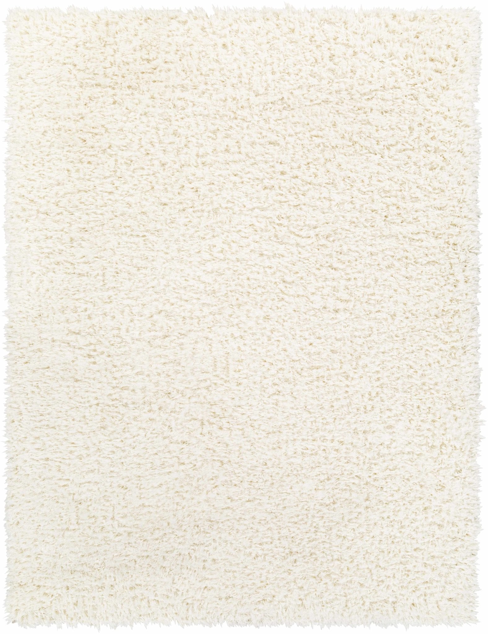 Siari Solid Cream Plush Rug - thewrightstore