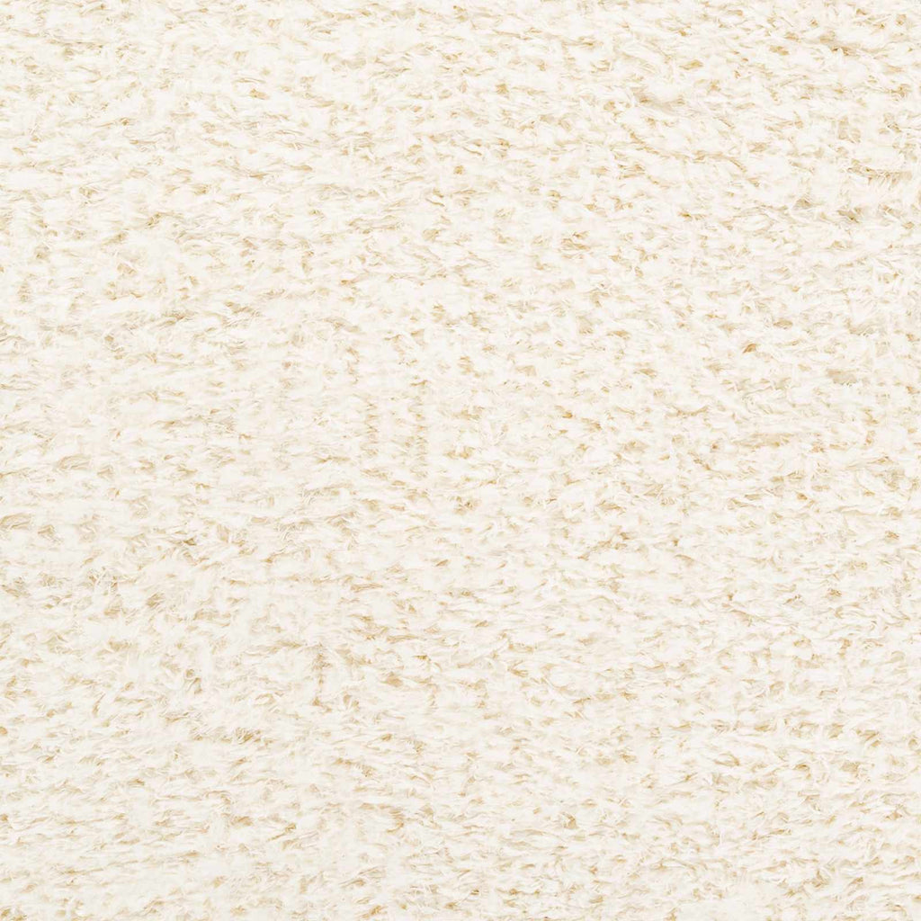 Siari Solid Cream Plush Rug - thewrightstore