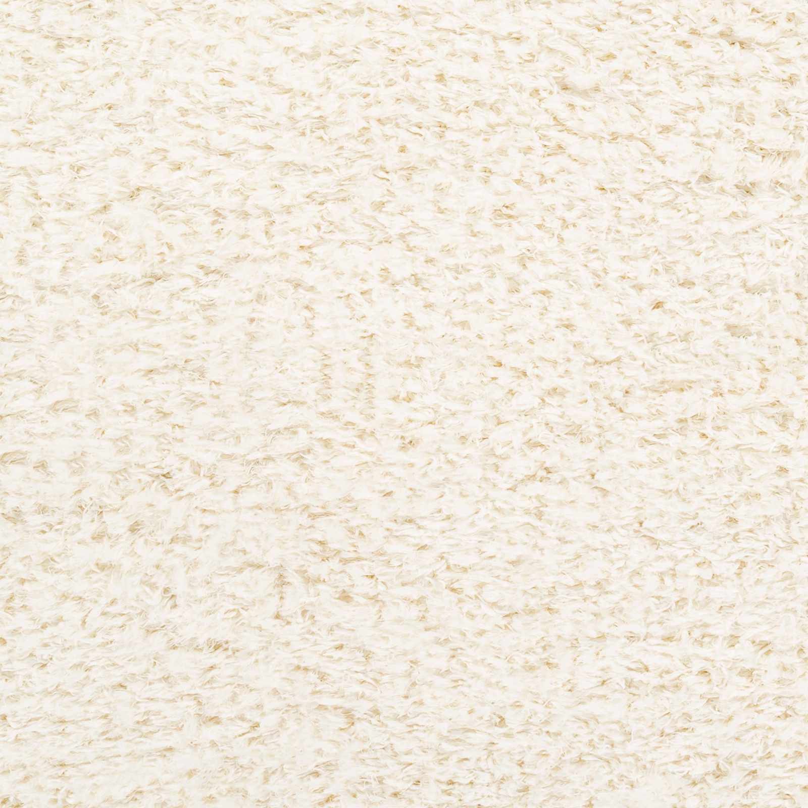 Siari Solid Cream Plush Rug - thewrightstore