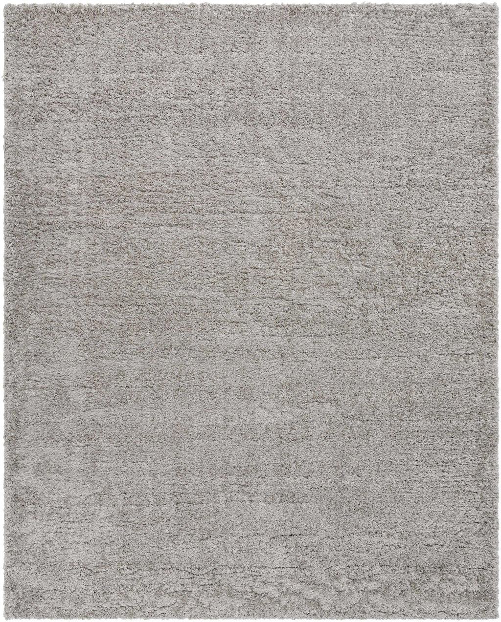 Siari Solid Medium Gray Shag Rug - thewrightstore