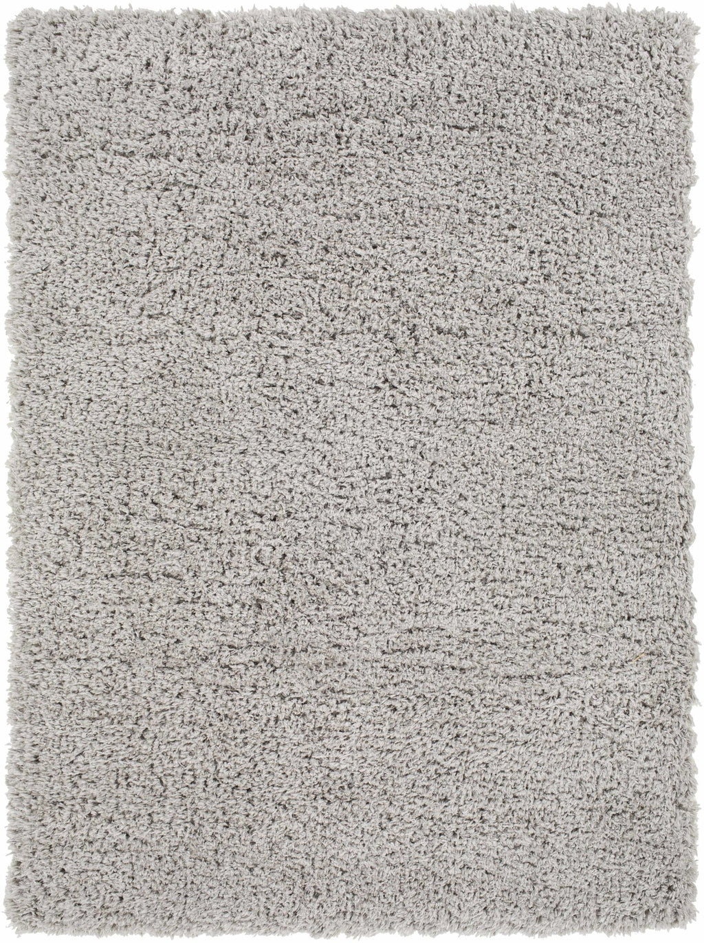 Siari Solid Medium Gray Shag Rug - thewrightstore