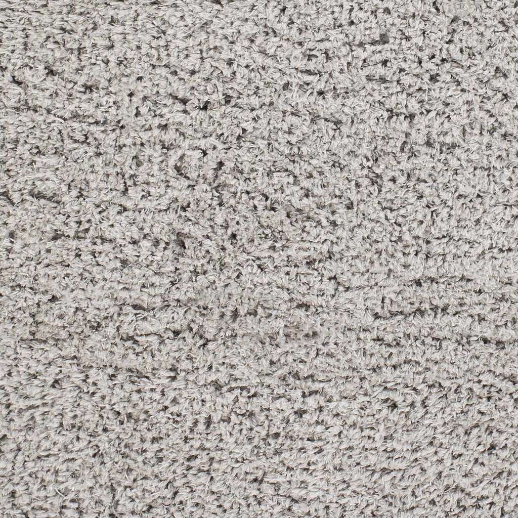 Siari Solid Medium Gray Shag Rug - thewrightstore