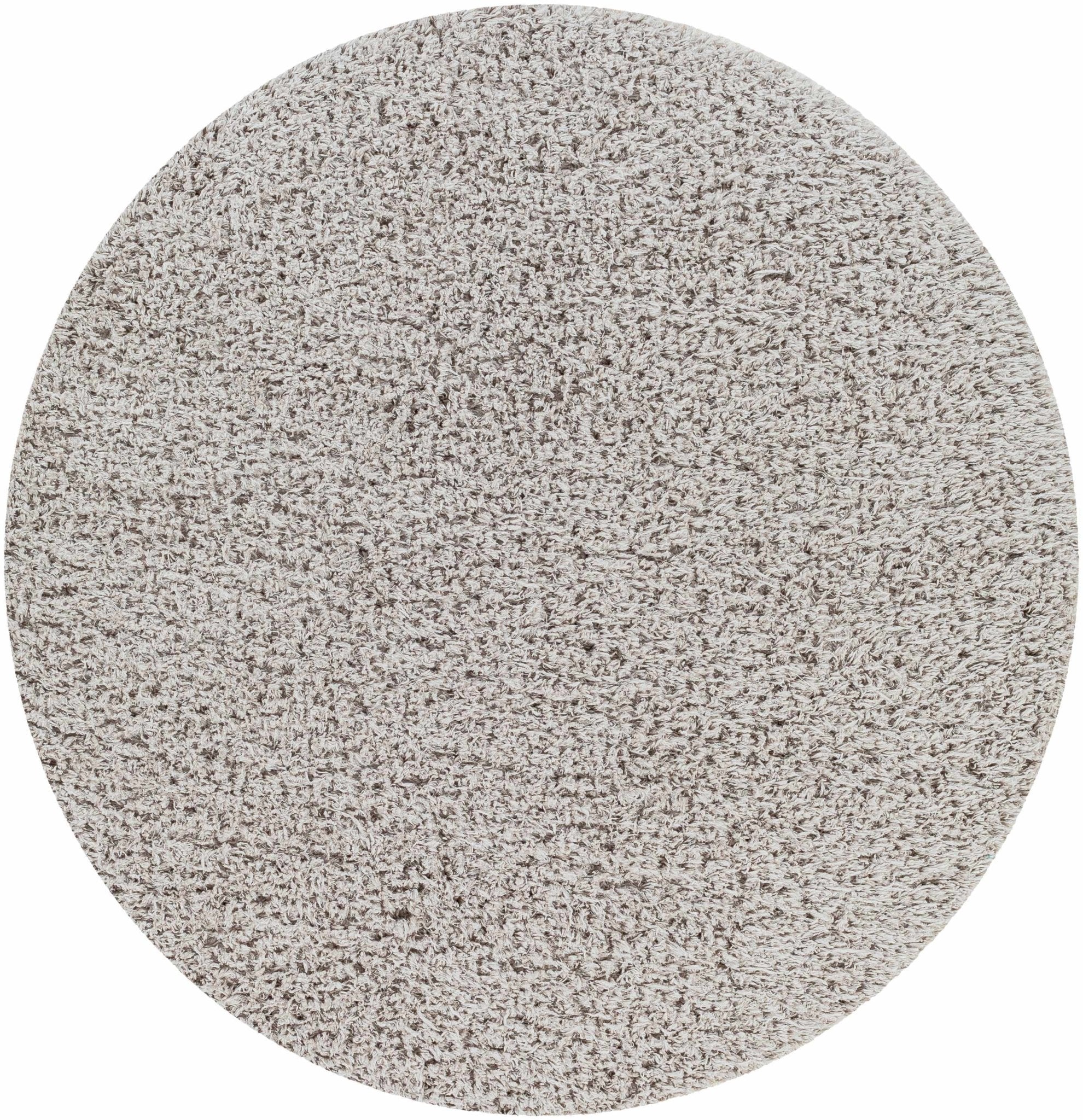 Siari Solid Medium Gray Shag Rug - thewrightstore