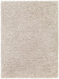 Siari Solid Oatmeal Shag Rug - thewrightstore