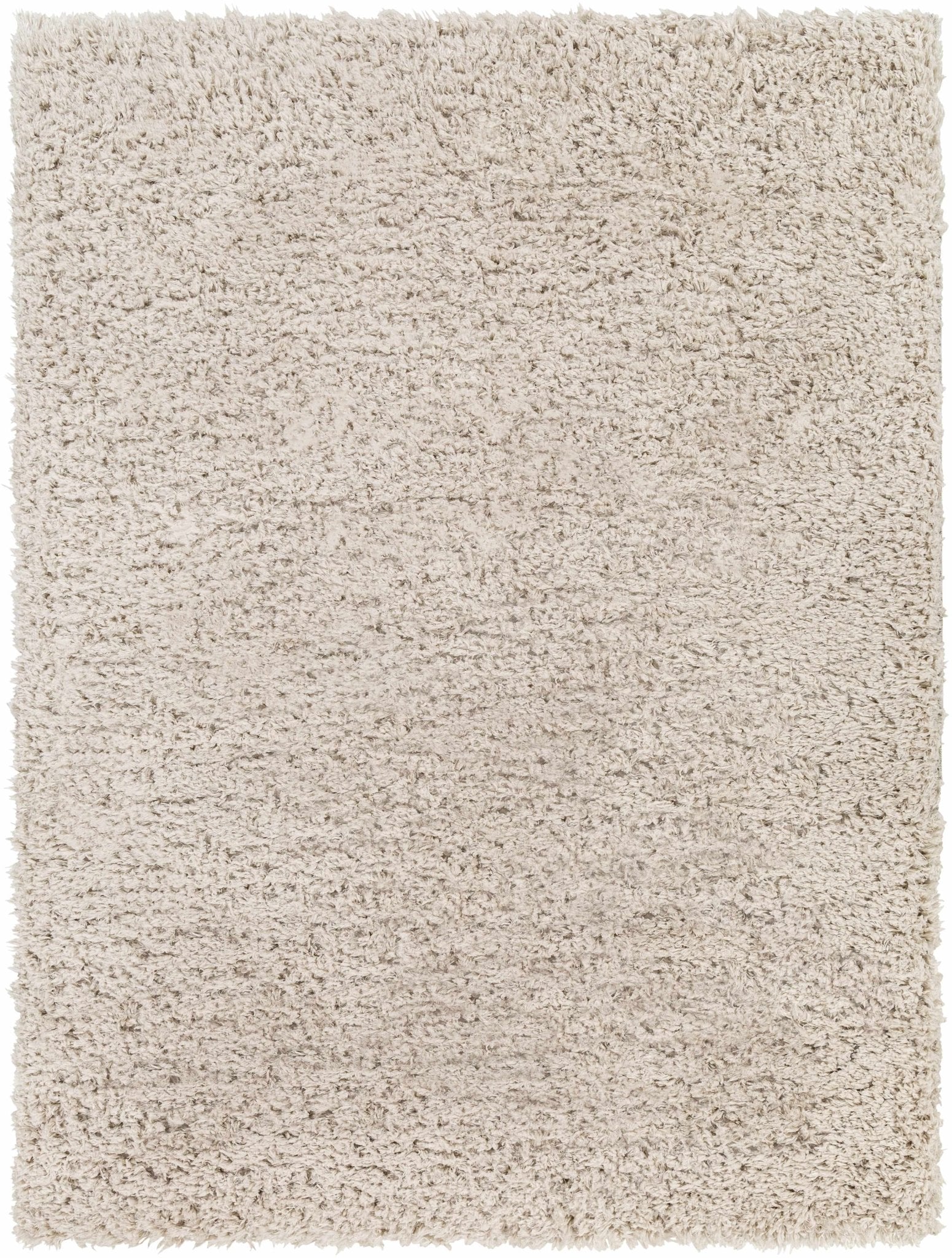 Siari Solid Oatmeal Shag Rug - thewrightstore