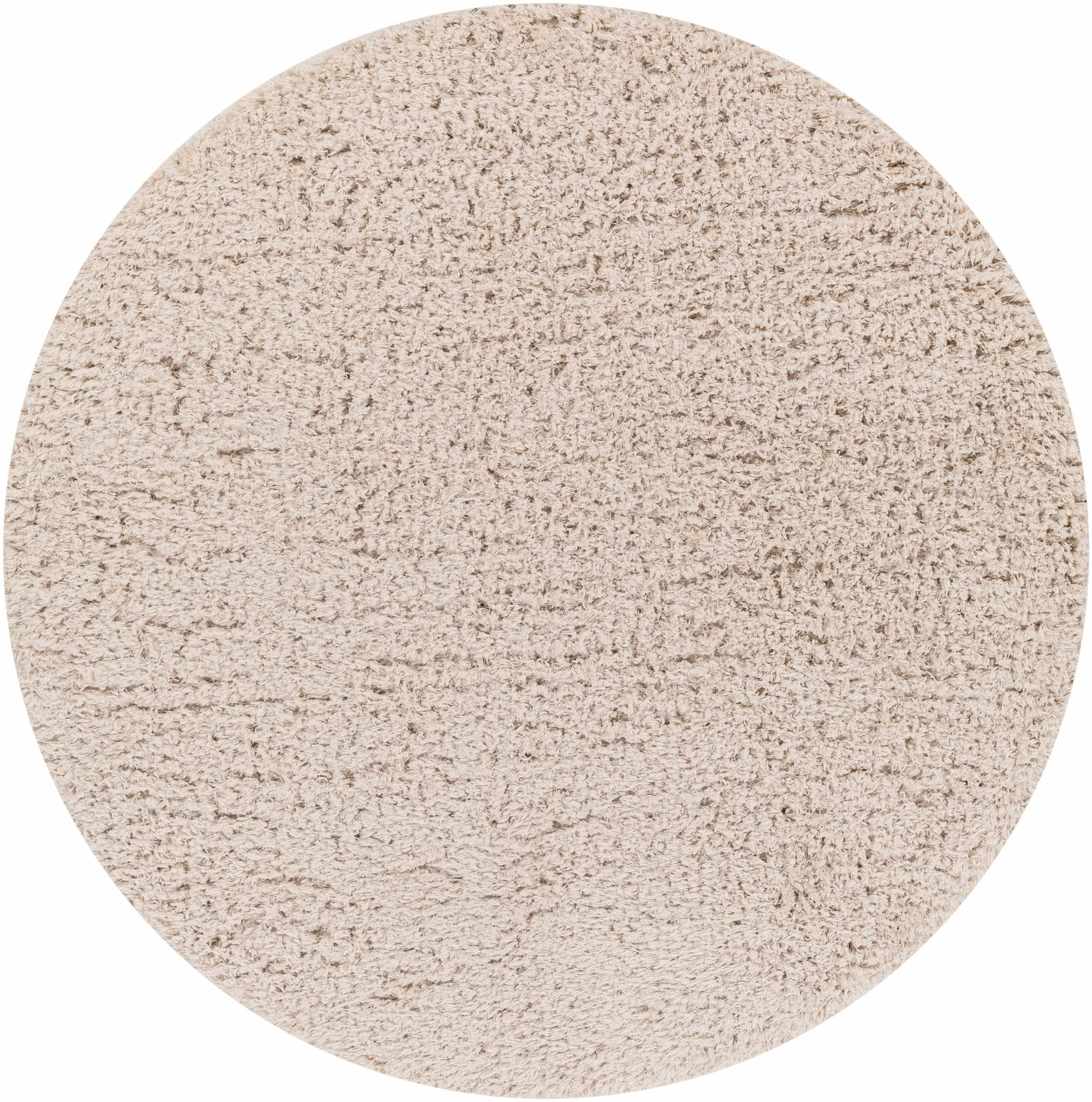 Siari Solid Oatmeal Shag Rug - thewrightstore