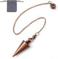 Sibba Copper Healing Pendulum for Spiritual Divination and Reiki Balance Guidance - thewrightstore