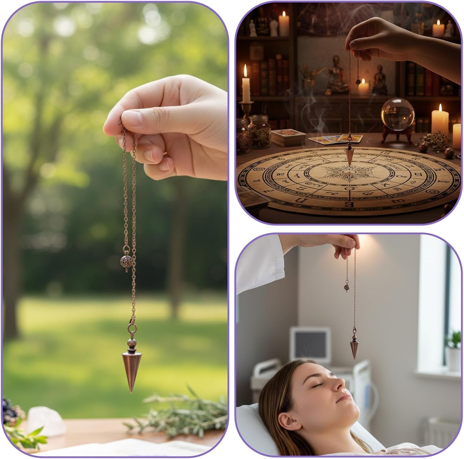 Sibba Copper Healing Pendulum for Spiritual Divination and Reiki Balance Guidance - thewrightstore