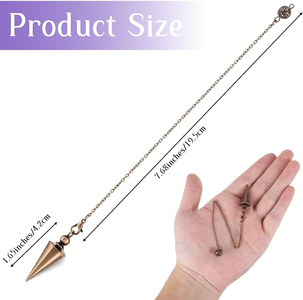 Sibba Copper Healing Pendulum for Spiritual Divination and Reiki Balance Guidance - thewrightstore