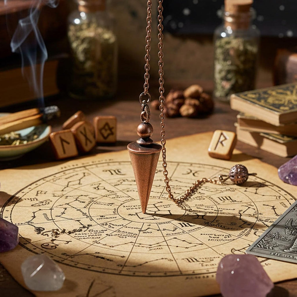 Sibba Copper Healing Pendulum for Spiritual Divination and Reiki Balance Guidance - thewrightstore