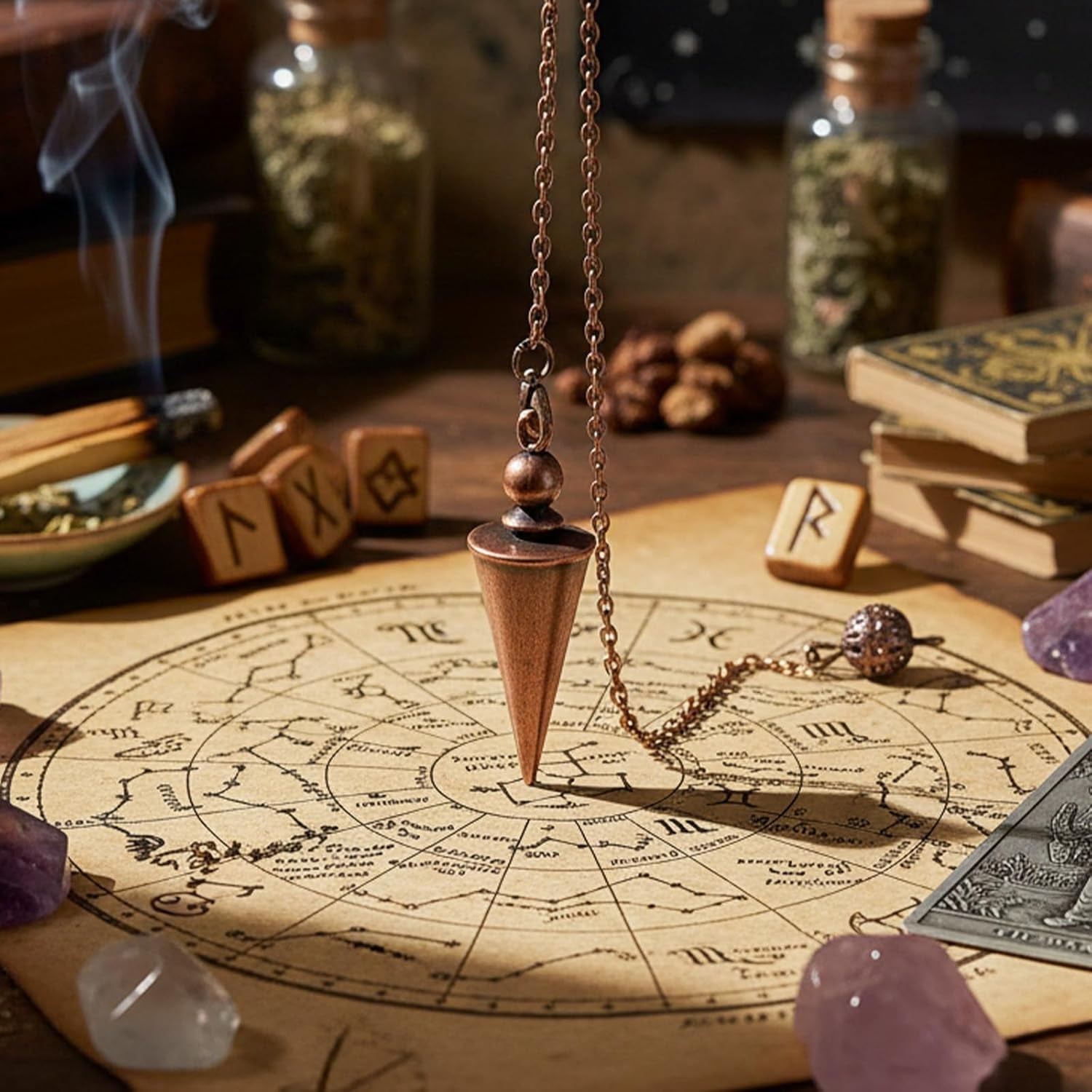 Sibba Copper Healing Pendulum for Spiritual Divination and Reiki Balance Guidance - thewrightstore