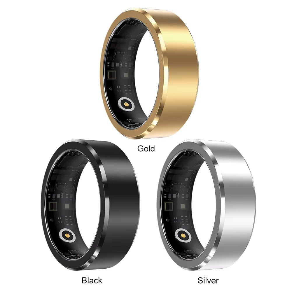 Smart Ring Waterproof Sport Intelligent Health Ring Blood Oxygen Heart Rate Sleep Monitor Activity & Sleep Tracker for Men Women - thewrightstore