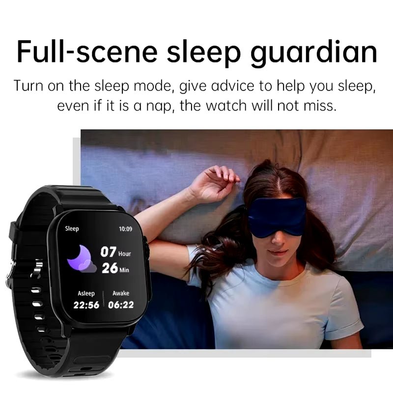 Smart Watch Bluetooth Talk Smartwatch Message Alert Heart Rate Monitor Sports Watch for Android IOS Men Women - thewrightstore