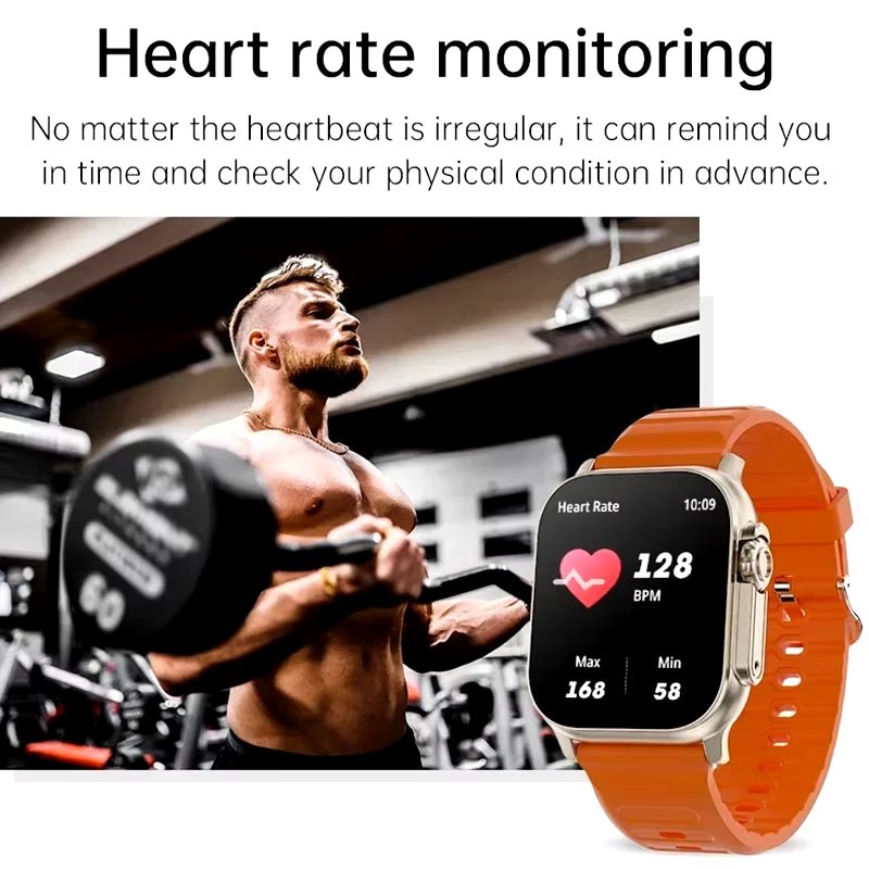 Smart Watch Bluetooth Talk Smartwatch Message Alert Heart Rate Monitor Sports Watch for Android IOS Men Women - thewrightstore