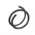 Stainless Steel Double Helix Nose Ring – 14K Gold Plated Hot Style Piercing Jewelry for Women - thewrightstore