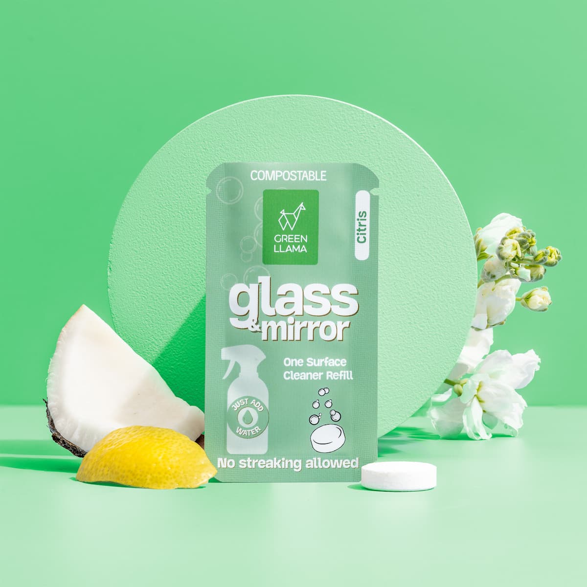 Streak - Free Glass & Mirror Cleaner Kit with Litsea Cubeba Fragrance - thewrightstore