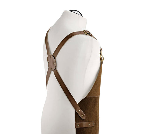 "Texas" Leather Apron, 31" x 22" - thewrightstore
