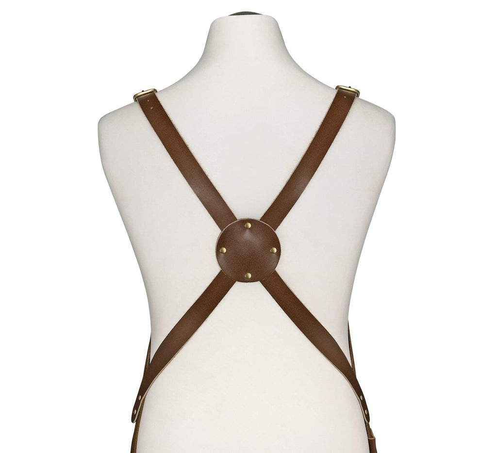"Texas" Leather Apron, 31" x 22" - thewrightstore