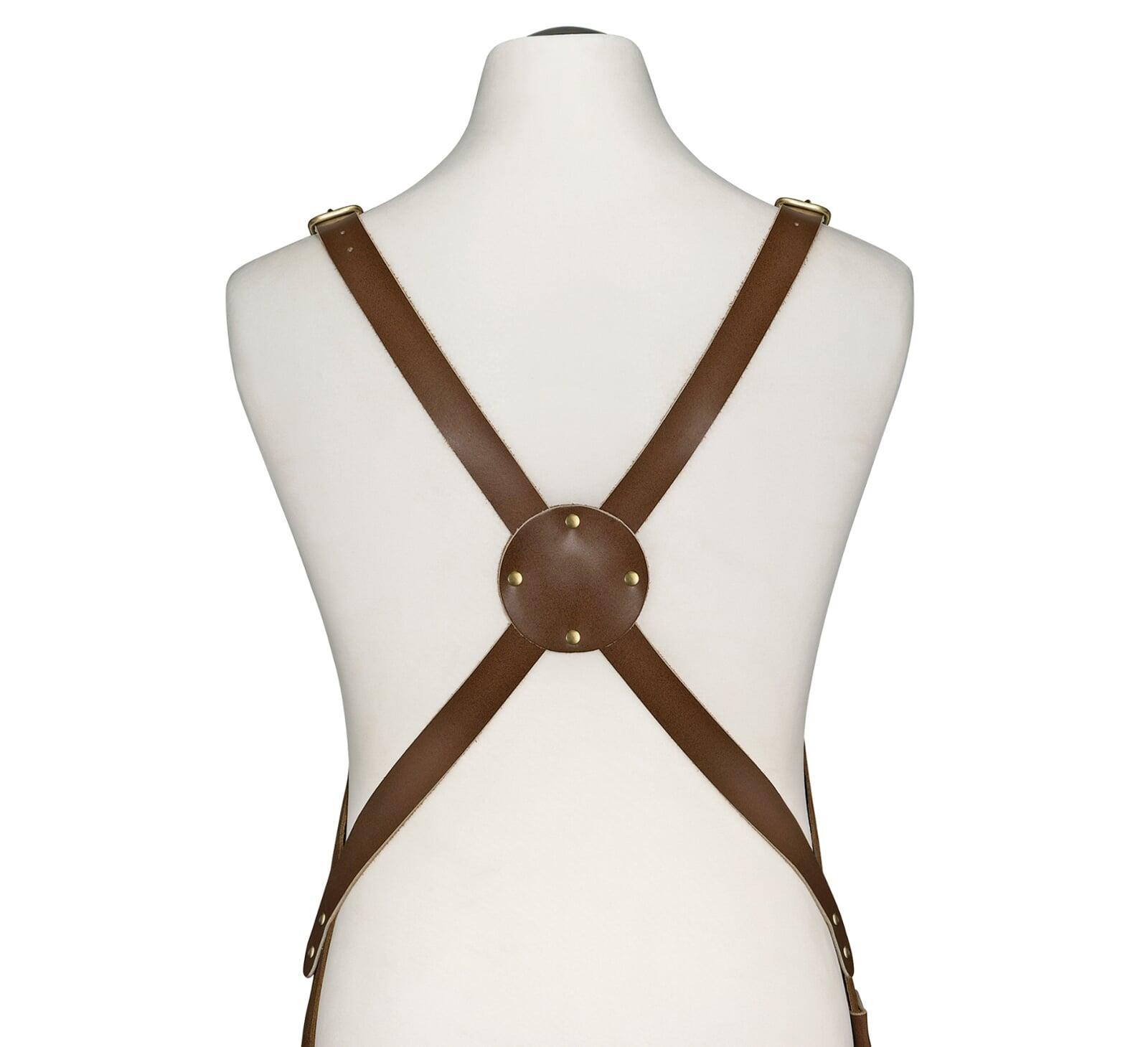 "Texas" Leather Apron, 31" x 22" - thewrightstore