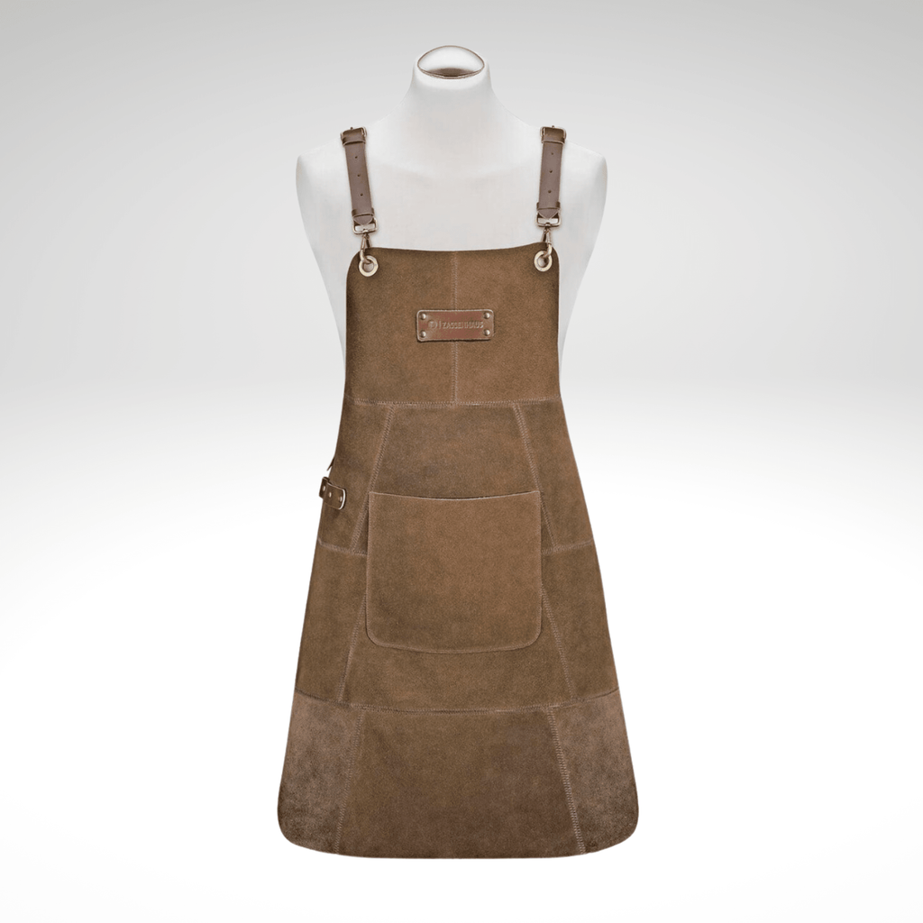 "Texas" Leather Apron, 31" x 22" - thewrightstore