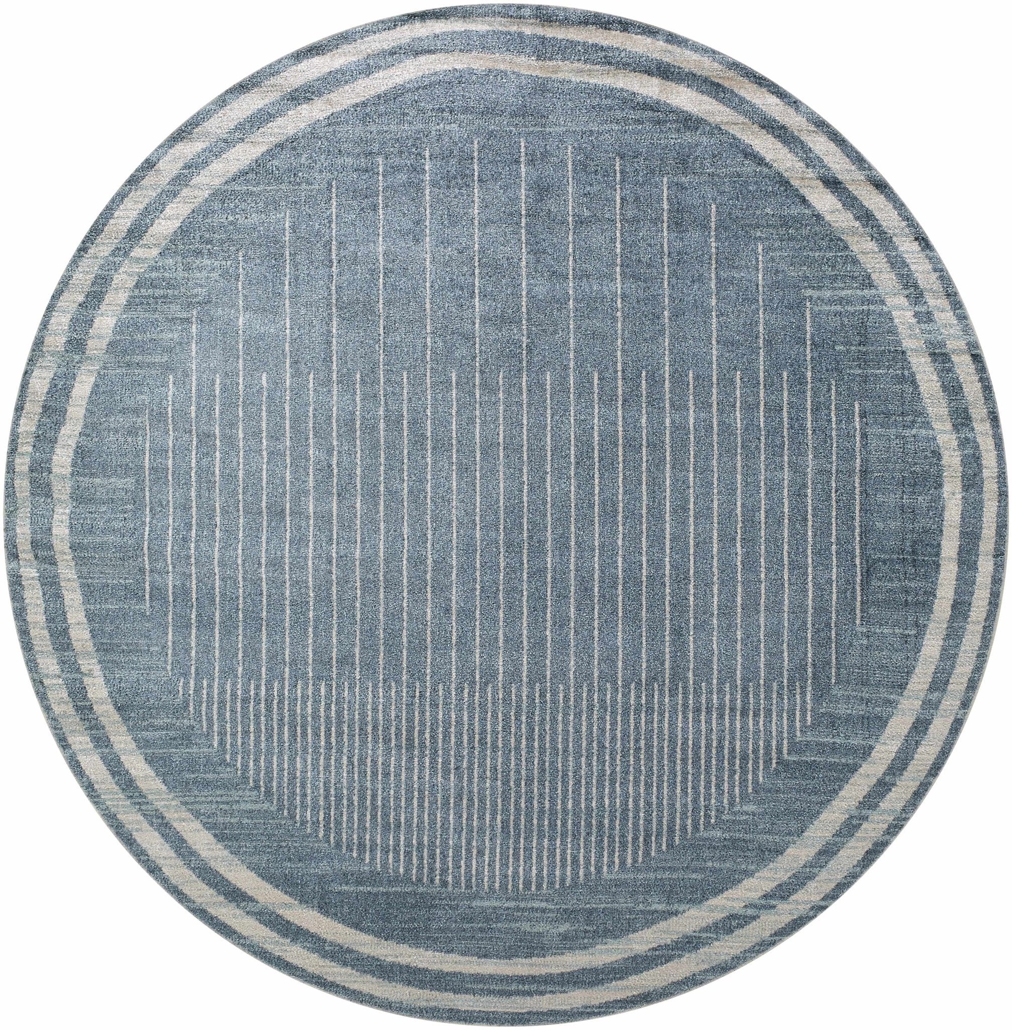 Thad Blue Washable Area Rug - Clearance - thewrightstore
