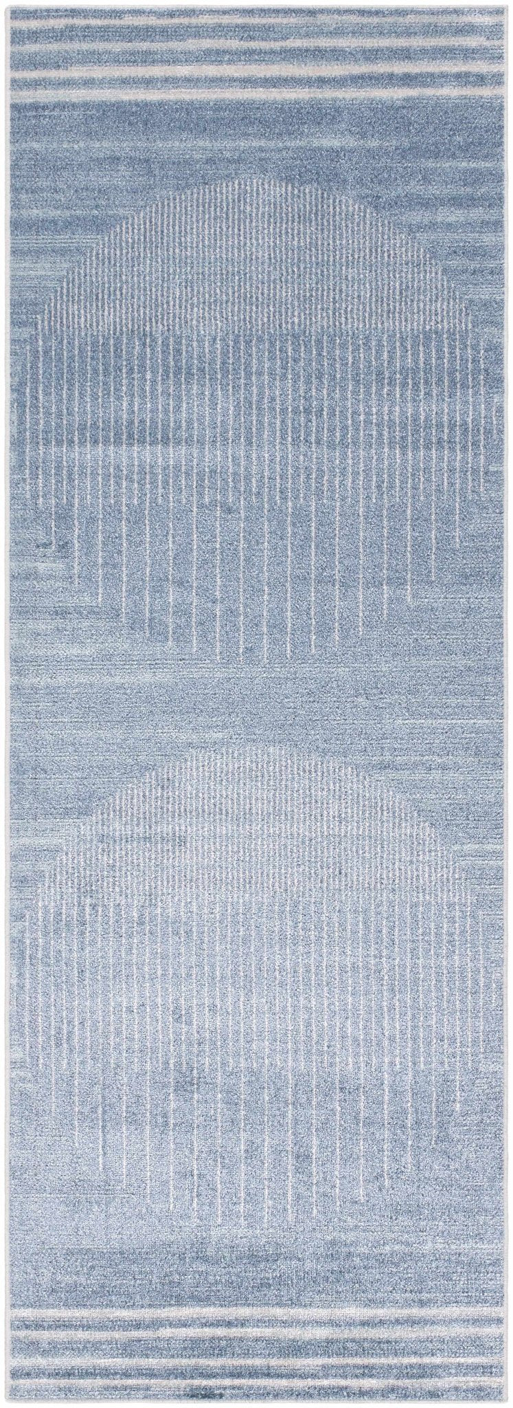 Thad Blue Washable Area Rug - Clearance - thewrightstore