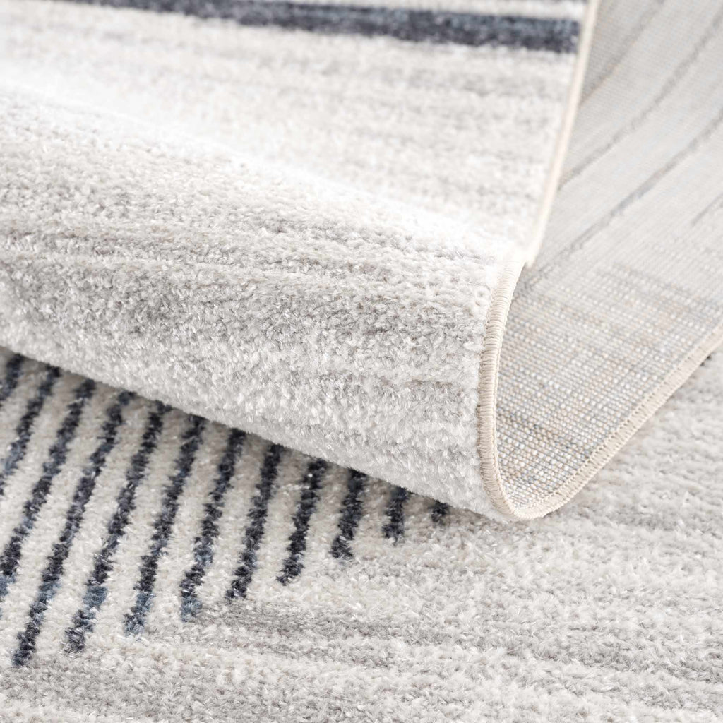 Thad Medium Gray Washable Area Rug - thewrightstore