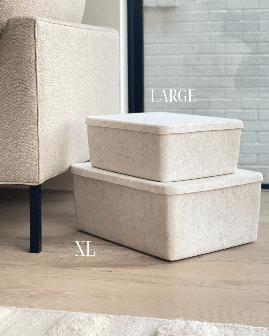 The Sculpted Bin - Large with Lid - thewrightstore