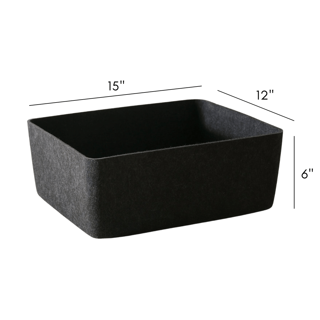 The Sculpted Bin - Large with Lid - thewrightstore