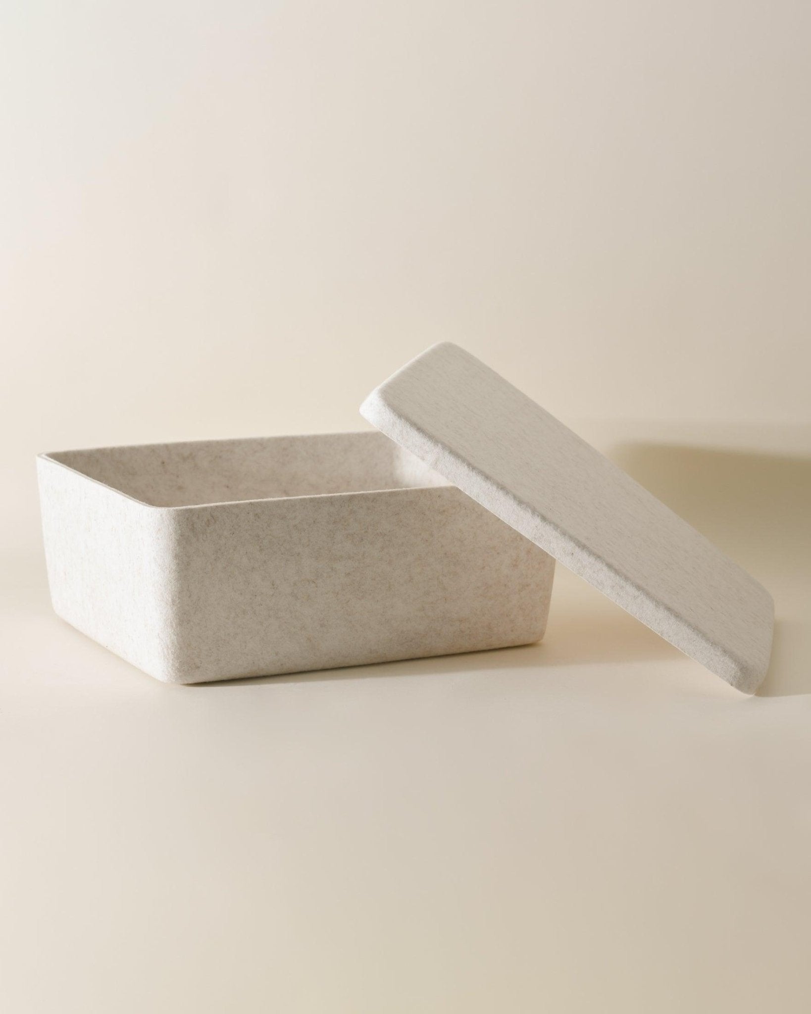The Sculpted Bin - Large with Lid | Set of 3 - thewrightstore