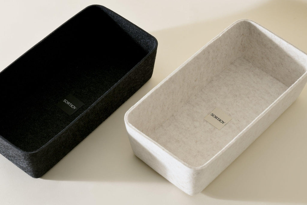 The Sculpted Bin - Long | Set of 3 - thewrightstore