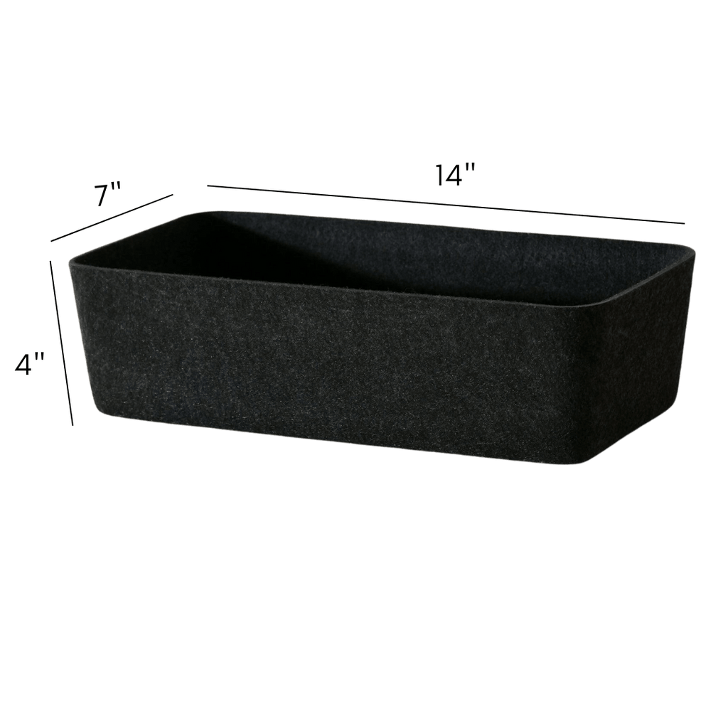 The Sculpted Bin - Long with Lid - thewrightstore