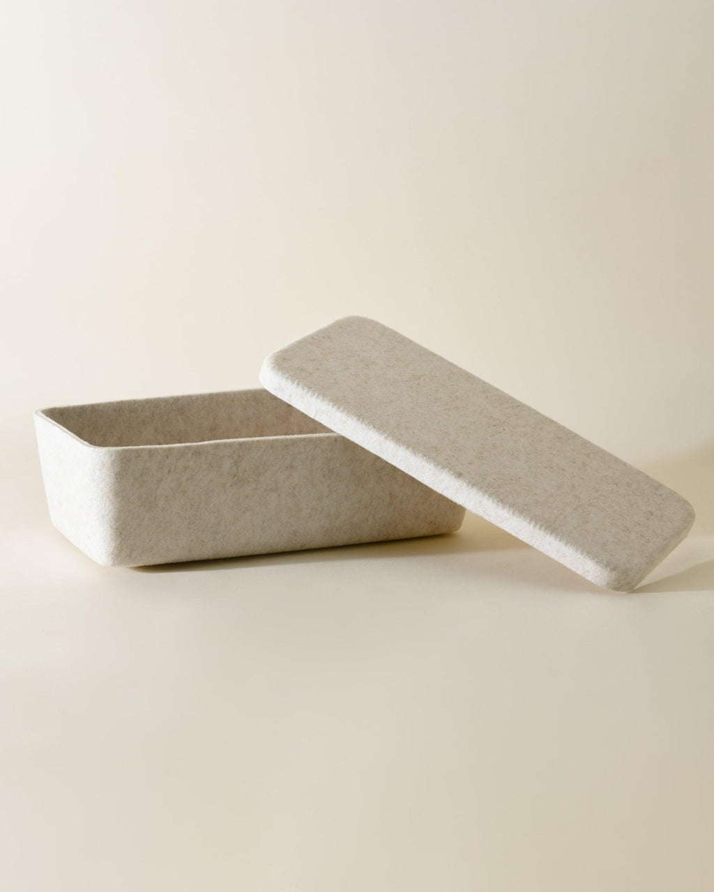 The Sculpted Bin - Long with Lid | Set of 3 - thewrightstore