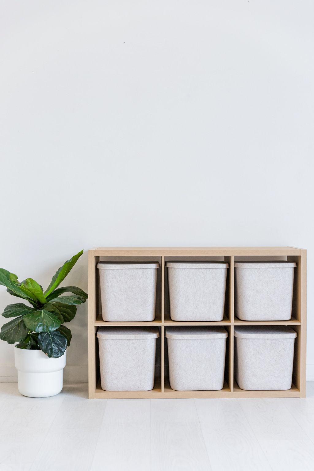 The Sculpted Bin - Original | Set of 3 - thewrightstore