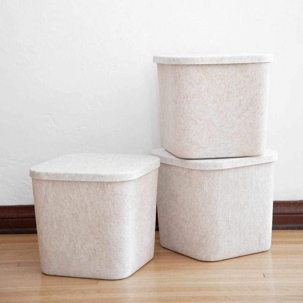 The Sculpted Bin - Original with Lid - thewrightstore