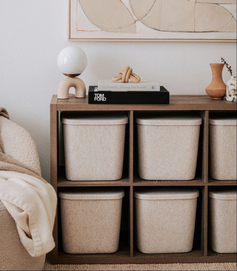 The Sculpted Bin - Original with Lid - thewrightstore