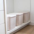 The Sculpted Bin - Original with Lid | Set of 3 - thewrightstore