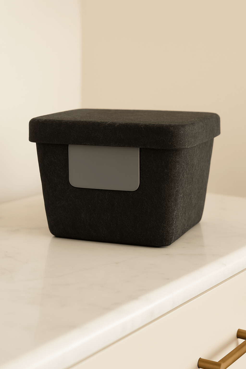 The Sculpted Bin - Petite with Lid - thewrightstore